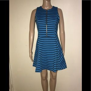 Micheal Kors pattern stripe sleeveless dress
